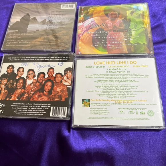 📌4 CD's Lee Williams, Bible Faith Remnant NEW, Emmett Moffett, Ruben Studdard - Picture 7 of 16
